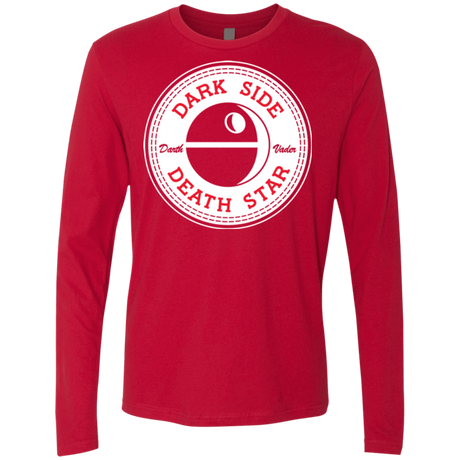 T-Shirts Red / Small Death Star Men's Premium Long Sleeve