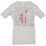 T-Shirts Heather Grey / 6 Months Death Star Plan Infant Premium T-Shirt