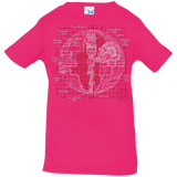 T-Shirts Hot Pink / 6 Months Death Star Plan Infant Premium T-Shirt