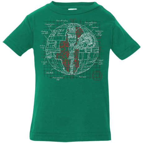 T-Shirts Kelly / 6 Months Death Star Plan Infant Premium T-Shirt