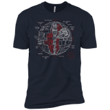 T-Shirts Midnight Navy / X-Small Death Star Plan Men's Premium T-Shirt