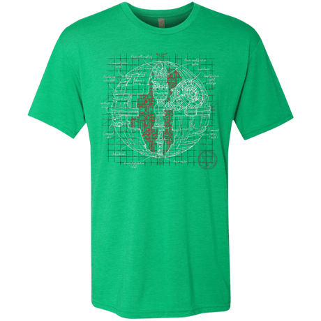 T-Shirts Envy / S Death Star Plan Men's Triblend T-Shirt