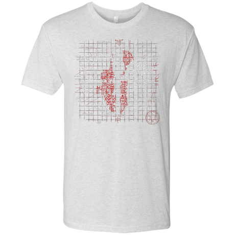 T-Shirts Heather White / S Death Star Plan Men's Triblend T-Shirt