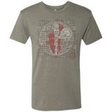 T-Shirts Venetian Grey / S Death Star Plan Men's Triblend T-Shirt