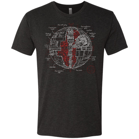 T-Shirts Vintage Black / S Death Star Plan Men's Triblend T-Shirt