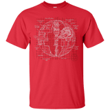 T-Shirts Red / S Death Star Plan T-Shirt