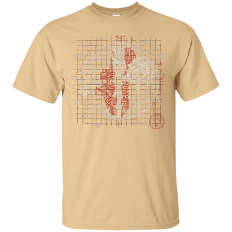 T-Shirts Vegas Gold / S Death Star Plan T-Shirt