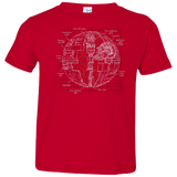 T-Shirts Red / 2T Death Star Plan Toddler Premium T-Shirt