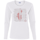 T-Shirts White / S Death Star Plan Women's Long Sleeve T-Shirt