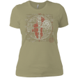 T-Shirts Light Olive / X-Small Death Star Plan Women's Premium T-Shirt