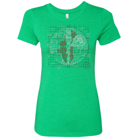T-Shirts Envy / S Death Star Plan Women's Triblend T-Shirt