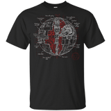 T-Shirts Black / YXS Death Star Plan Youth T-Shirt