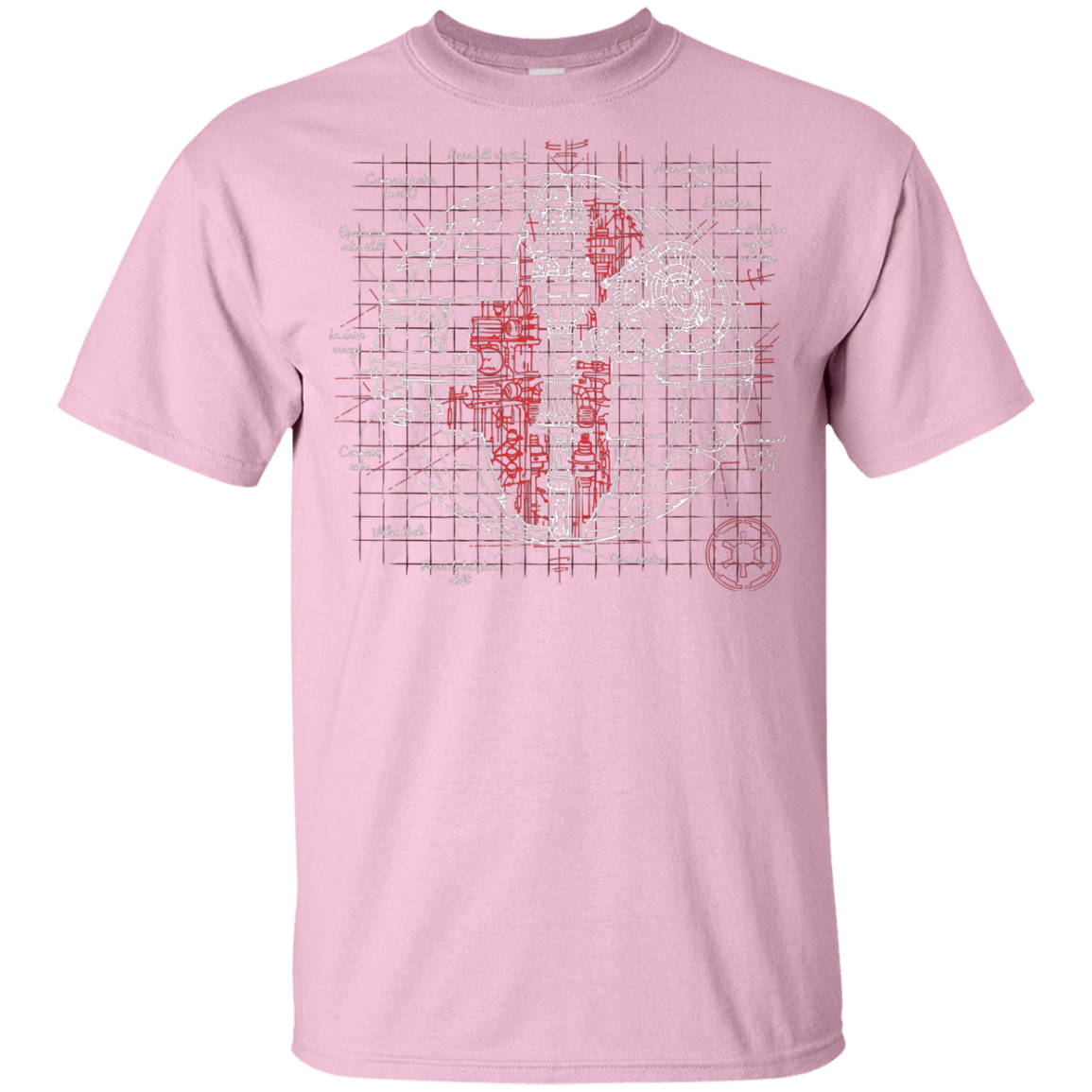 T-Shirts Light Pink / YXS Death Star Plan Youth T-Shirt