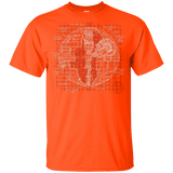 T-Shirts Orange / YXS Death Star Plan Youth T-Shirt