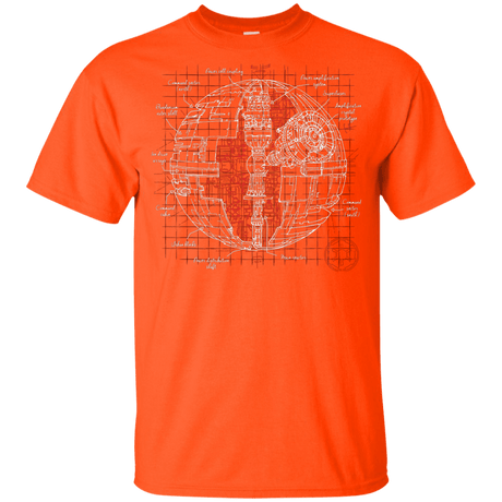 T-Shirts Orange / YXS Death Star Plan Youth T-Shirt