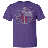 T-Shirts Purple / YXS Death Star Plan Youth T-Shirt