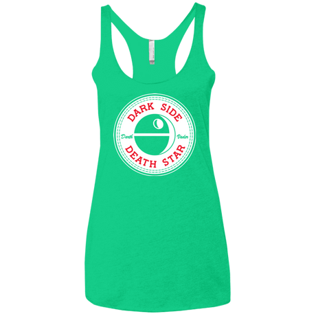 T-Shirts Envy / X-Small Death Star Women's Triblend Racerback Tank