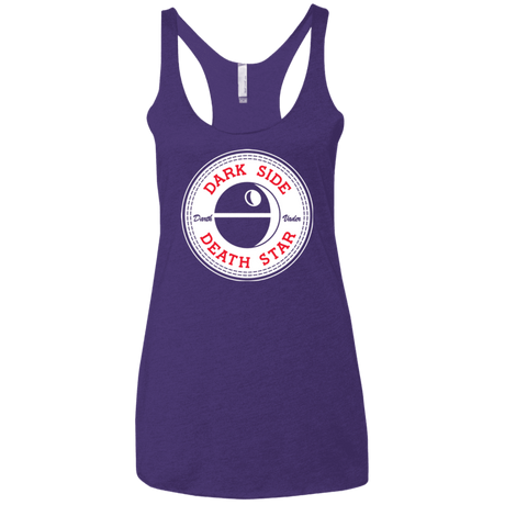 T-Shirts Purple / X-Small Death Star Women's Triblend Racerback Tank