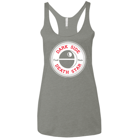 T-Shirts Venetian Grey / X-Small Death Star Women's Triblend Racerback Tank