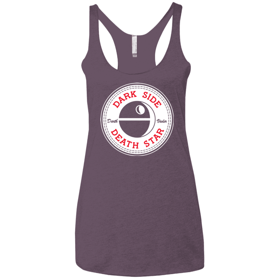 T-Shirts Vintage Purple / X-Small Death Star Women's Triblend Racerback Tank