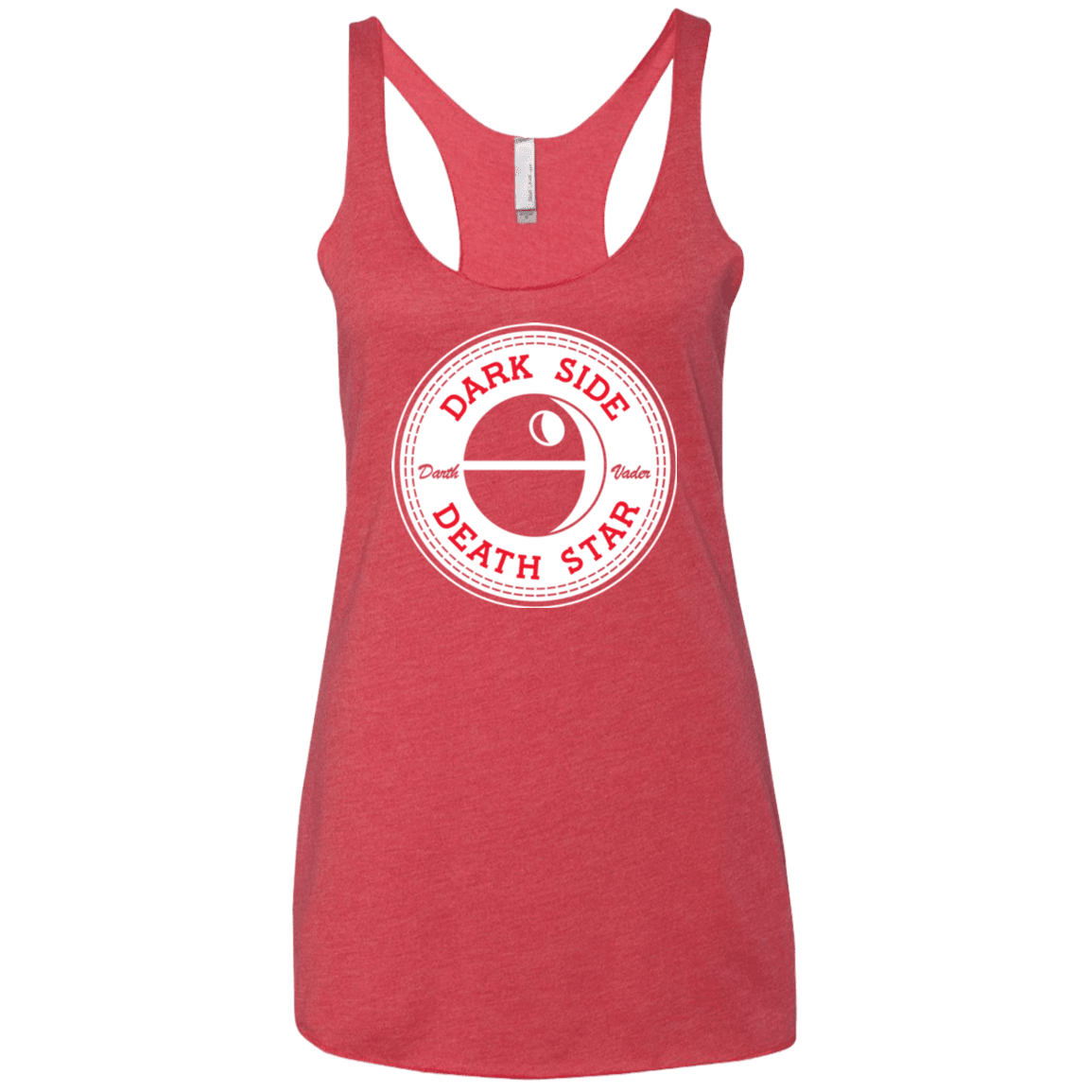 T-Shirts Vintage Red / X-Small Death Star Women's Triblend Racerback Tank