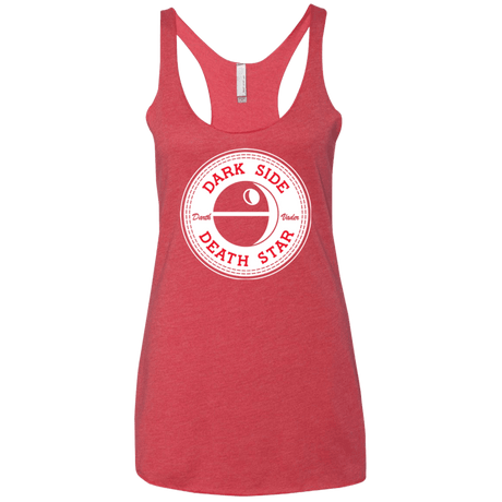 T-Shirts Vintage Red / X-Small Death Star Women's Triblend Racerback Tank