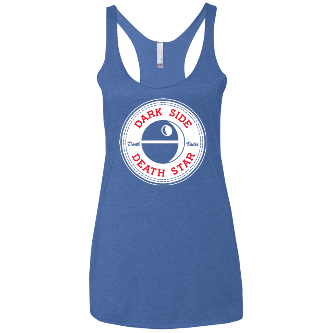 T-Shirts Vintage Royal / X-Small Death Star Women's Triblend Racerback Tank