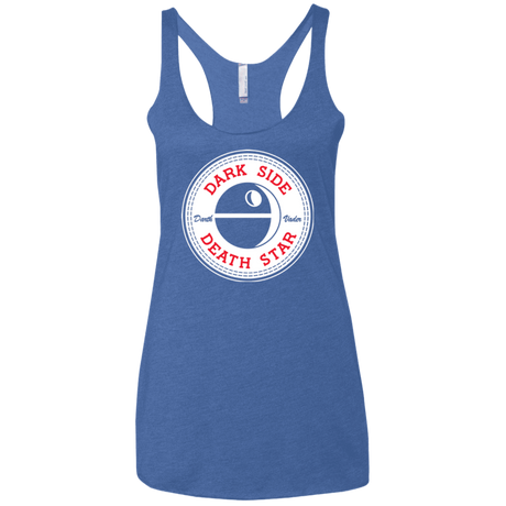T-Shirts Vintage Royal / X-Small Death Star Women's Triblend Racerback Tank