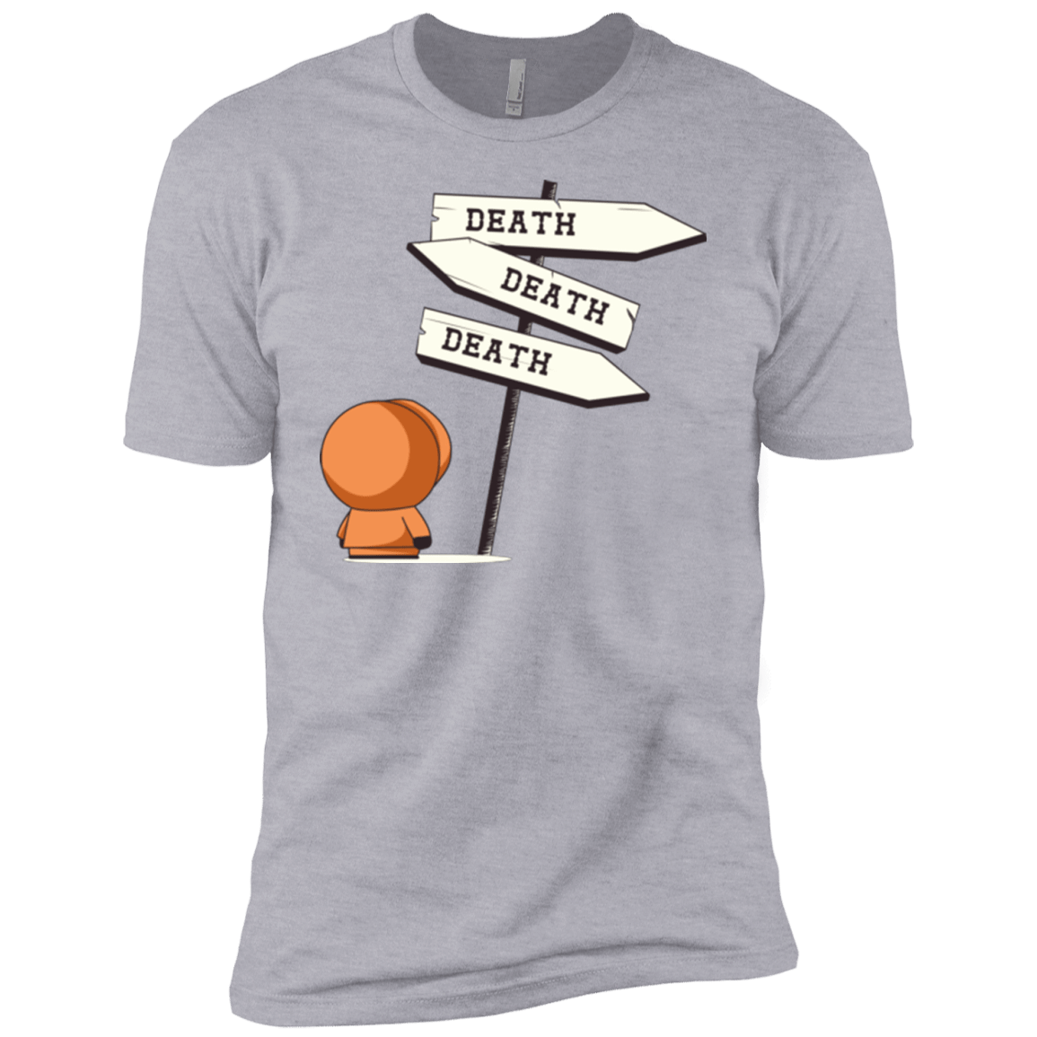 T-Shirts Heather Grey / YXS DEATH TINY Boys Premium T-Shirt