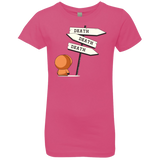 T-Shirts Hot Pink / YXS DEATH TINY Girls Premium T-Shirt