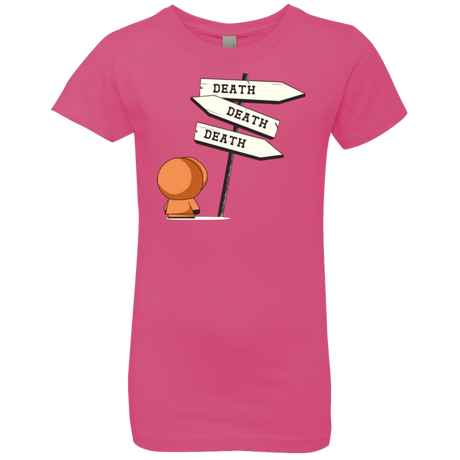 T-Shirts Hot Pink / YXS DEATH TINY Girls Premium T-Shirt