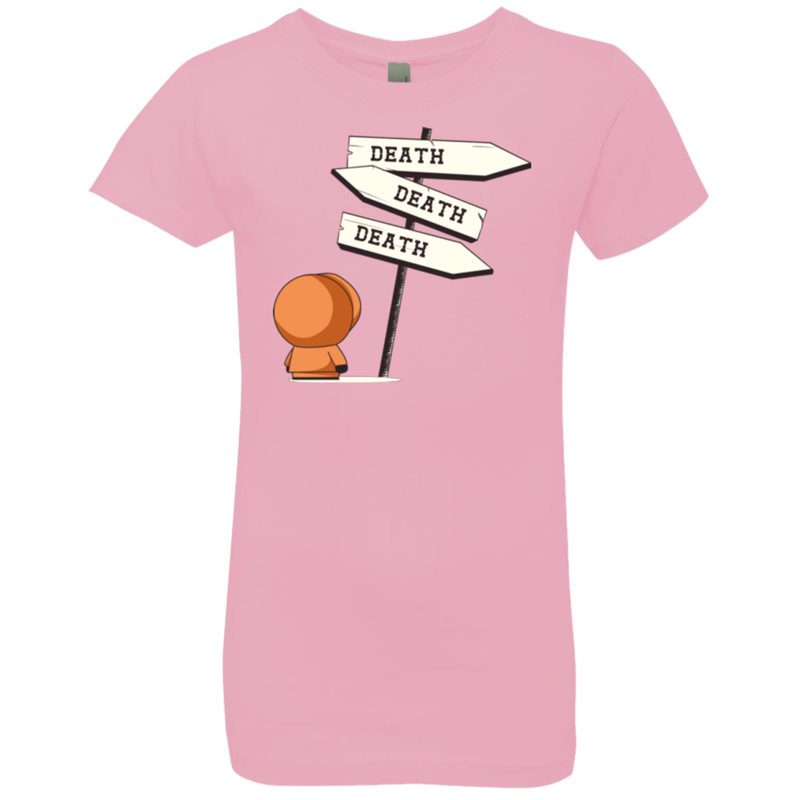 T-Shirts Light Pink / YXS DEATH TINY Girls Premium T-Shirt