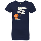 T-Shirts Midnight Navy / YXS DEATH TINY Girls Premium T-Shirt