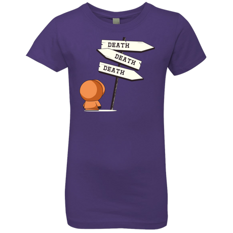 T-Shirts Purple Rush / YXS DEATH TINY Girls Premium T-Shirt