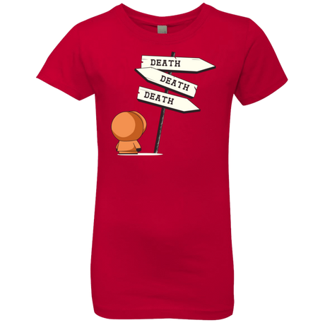 T-Shirts Red / YXS DEATH TINY Girls Premium T-Shirt