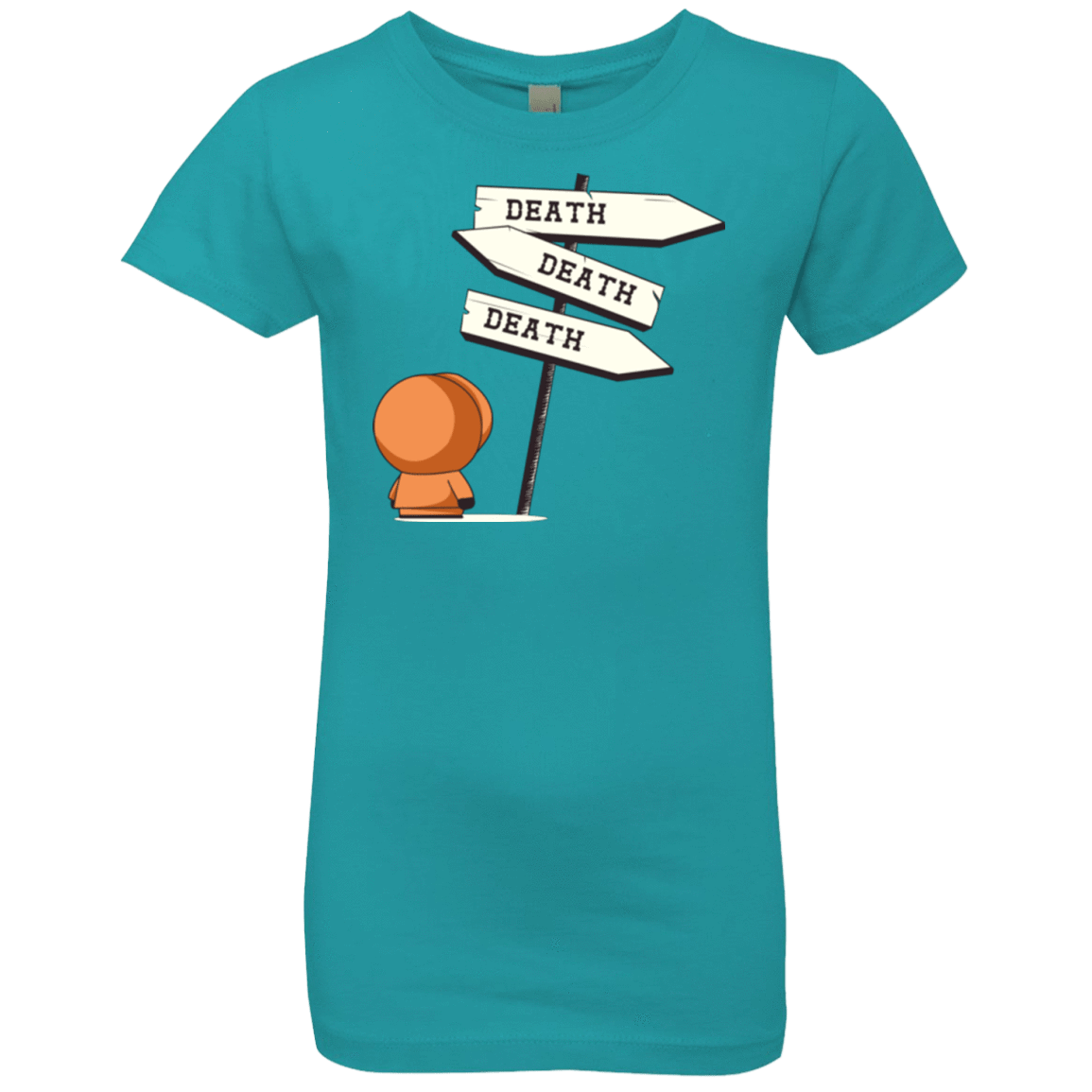 T-Shirts Tahiti Blue / YXS DEATH TINY Girls Premium T-Shirt