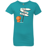 T-Shirts Tahiti Blue / YXS DEATH TINY Girls Premium T-Shirt