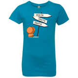 T-Shirts Turquoise / YXS DEATH TINY Girls Premium T-Shirt