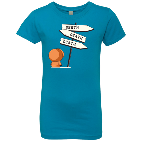 T-Shirts Turquoise / YXS DEATH TINY Girls Premium T-Shirt