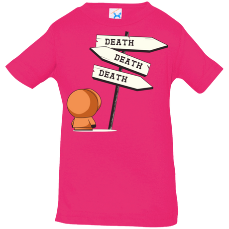 T-Shirts Hot Pink / 6 Months DEATH TINY Infant Premium T-Shirt