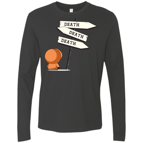 T-Shirts Heavy Metal / Small DEATH TINY Men's Premium Long Sleeve