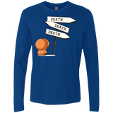T-Shirts Royal / Small DEATH TINY Men's Premium Long Sleeve