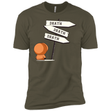 T-Shirts Military Green / X-Small DEATH TINY Men's Premium T-Shirt