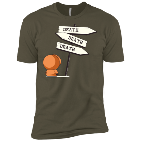 T-Shirts Military Green / X-Small DEATH TINY Men's Premium T-Shirt