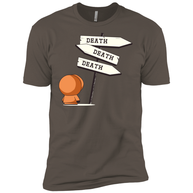 T-Shirts Warm Grey / X-Small DEATH TINY Men's Premium T-Shirt