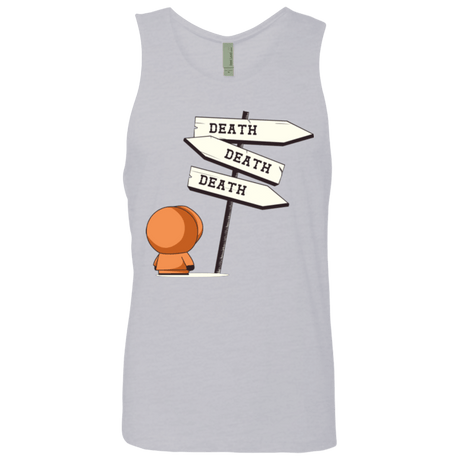 T-Shirts Heather Grey / Small DEATH TINY Men's Premium Tank Top