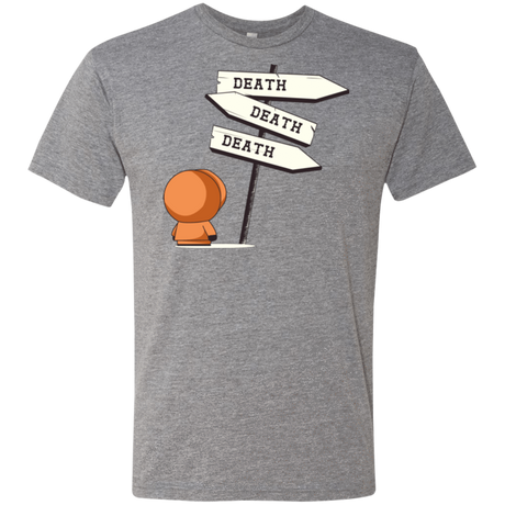 T-Shirts Premium Heather / Small DEATH TINY Men's Triblend T-Shirt