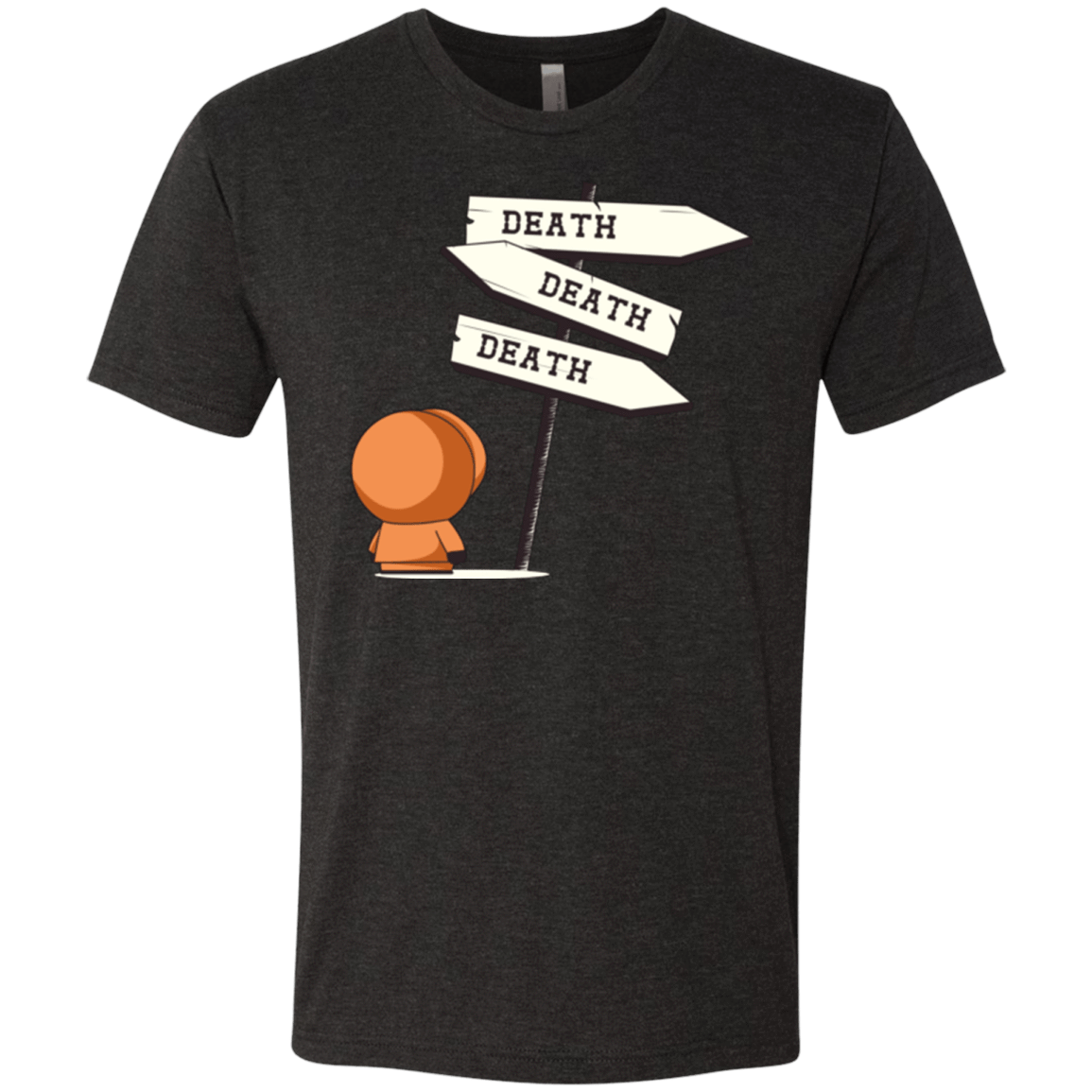 T-Shirts Vintage Black / Small DEATH TINY Men's Triblend T-Shirt