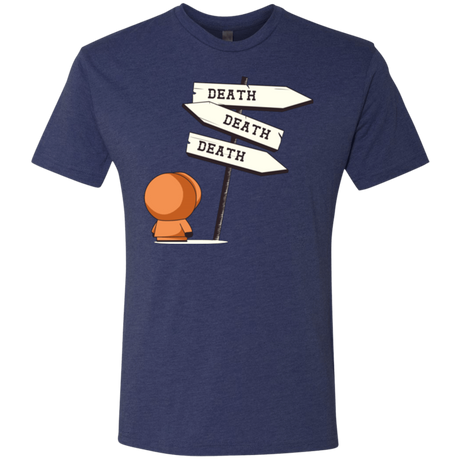 T-Shirts Vintage Navy / Small DEATH TINY Men's Triblend T-Shirt