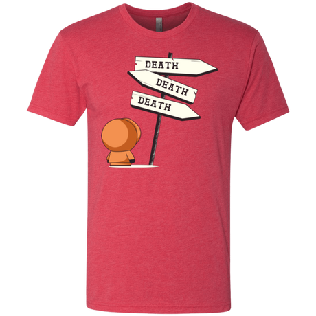 T-Shirts Vintage Red / Small DEATH TINY Men's Triblend T-Shirt